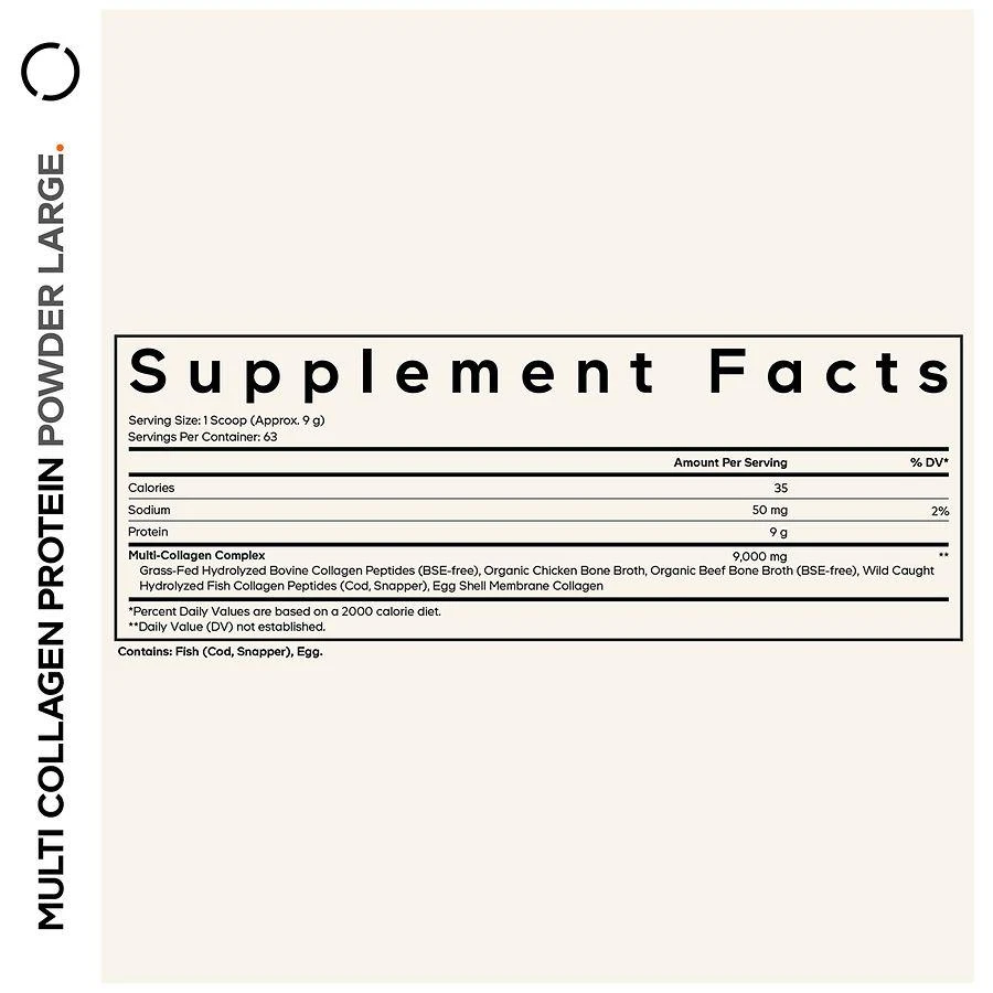 Codeage Multi Collagen Protein Powder Peptides Unflavored 2