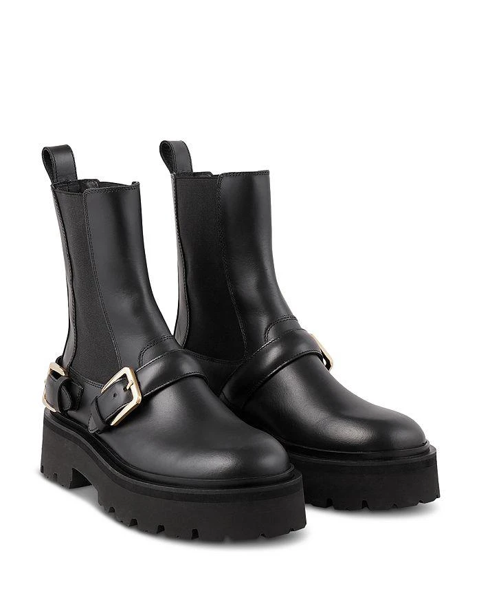 Sandro Women's Helen Buckled Chelsea Booties 1