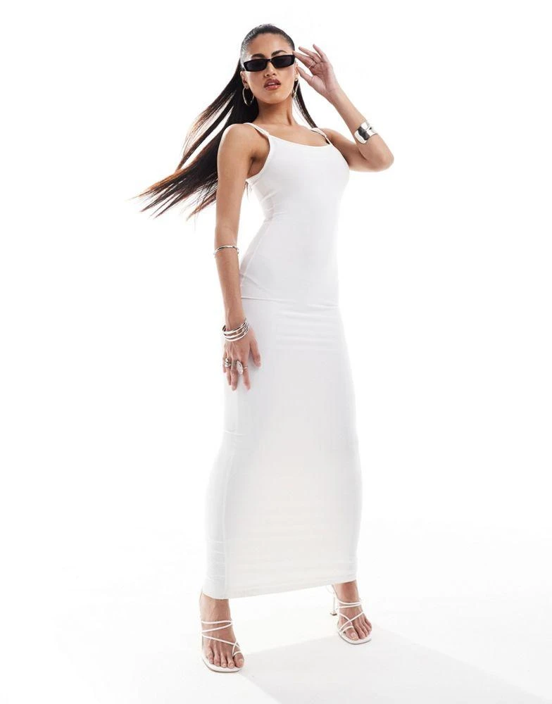 Shop Simmi cami bodycon midi dress in white on Sale at BeyondStyle  Get  60% Off Simmi cami bodycon midi dress in white with Limited-Time Flash  Deals, Exclusive Discounts, and Special Offers.
