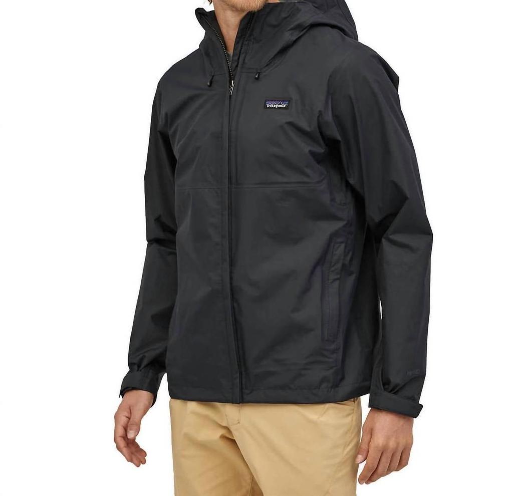 Patagonia Men's Torrentshell 3L Rain Jacket In Black