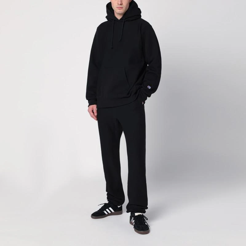 CHAMPION Black cotton hoodie 3
