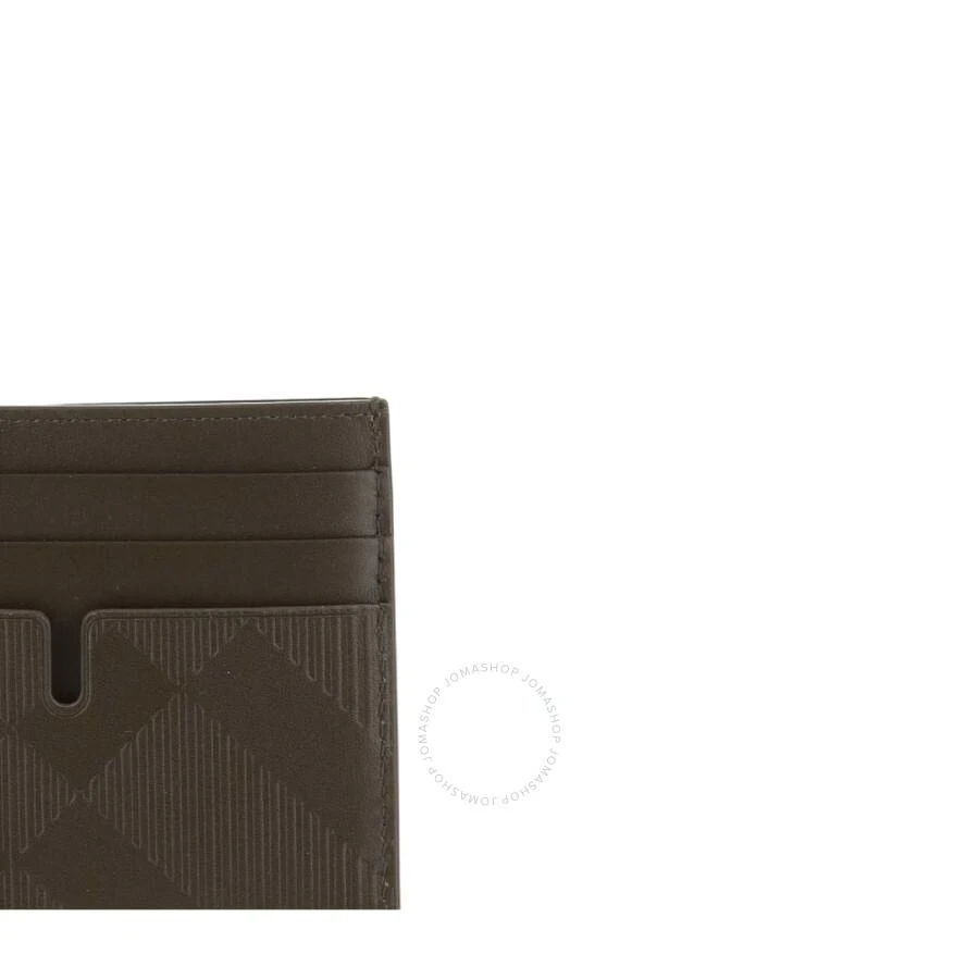 Burberry Check Pattern Leather Card Case 3