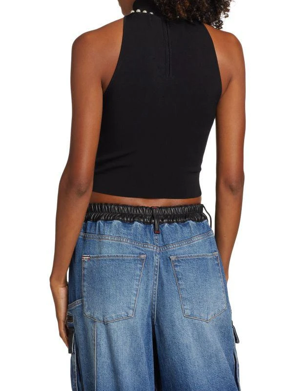 Alice + Olivia Annalee Mock Turtleneck Shell 2