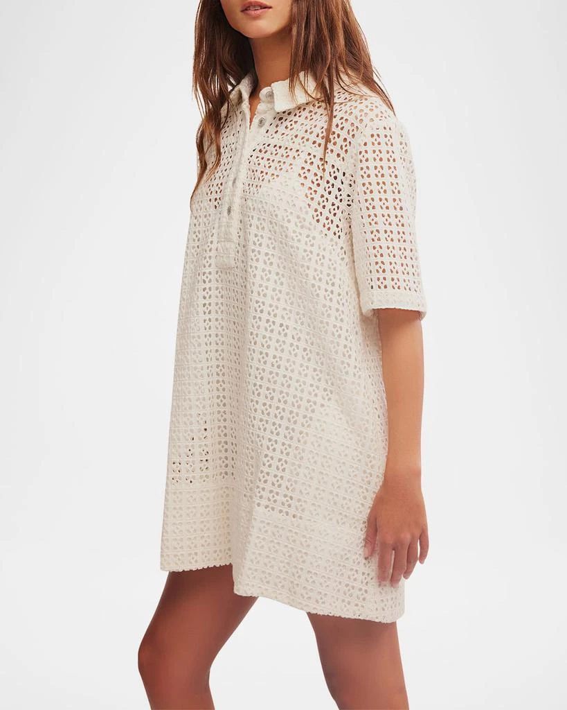 Free People Remino Eyelet Mini Dress 4