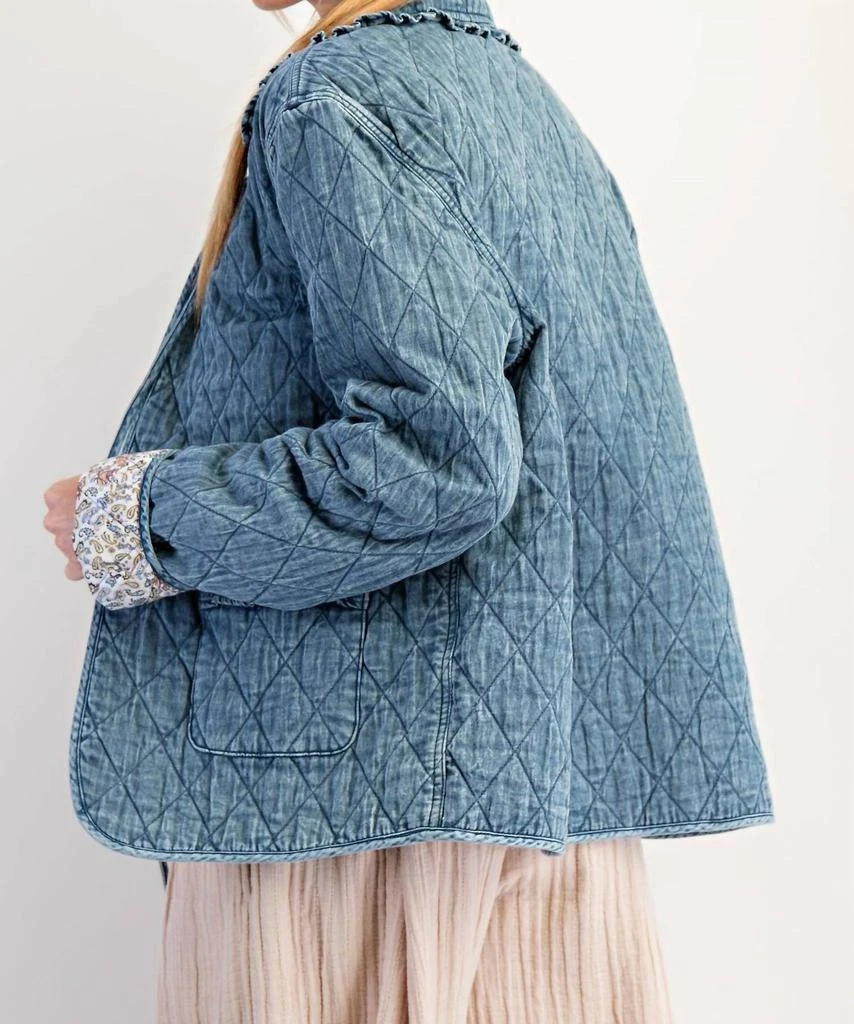 Easel Easel - Bow Front Quilted Jacket 4