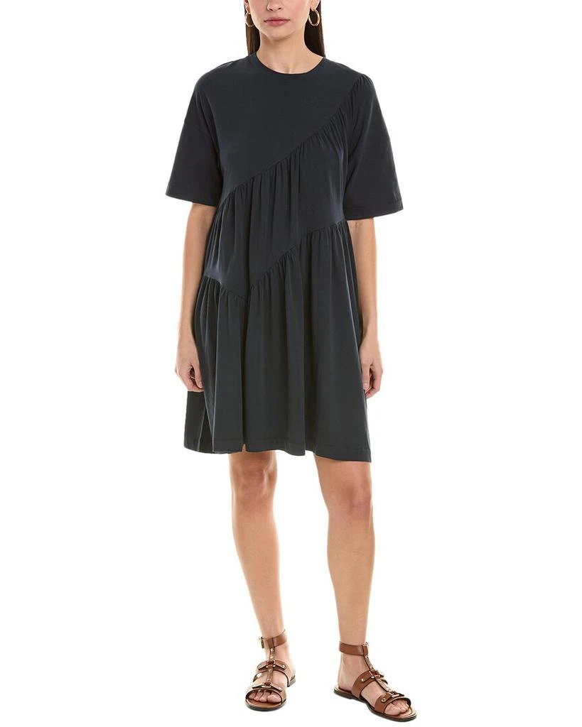 ALPHA STUDIO Shirred T-Shirt Dress 1