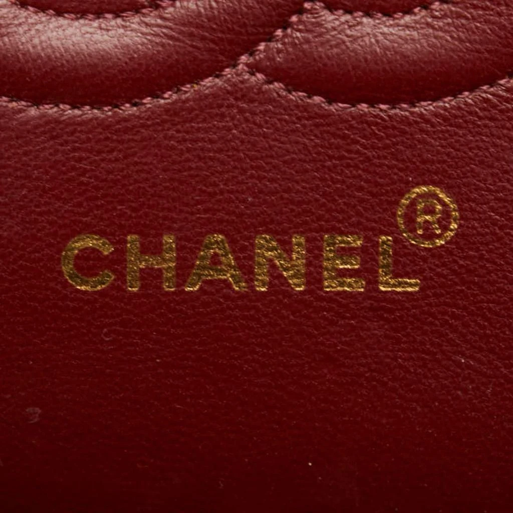Chanel Chanel Black Leather Medium Classic Double Flap Shoulder Bag 11