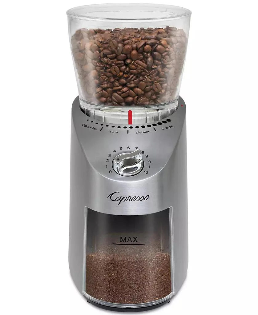 Capresso Infinity PLUS Conical Burr Coffee Bean Grinder 3