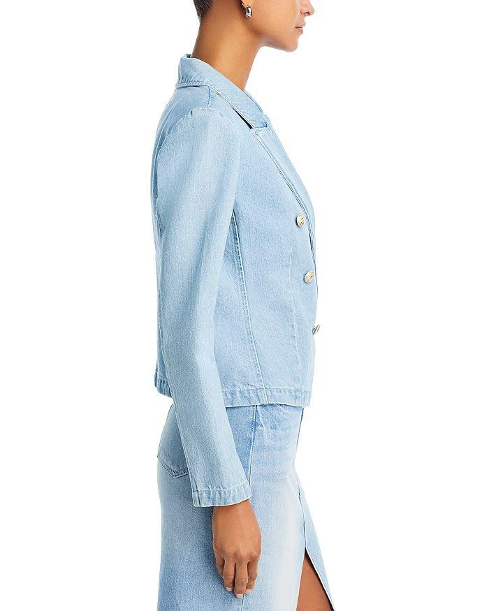 L'Agence Robbie Denim Blazer 4