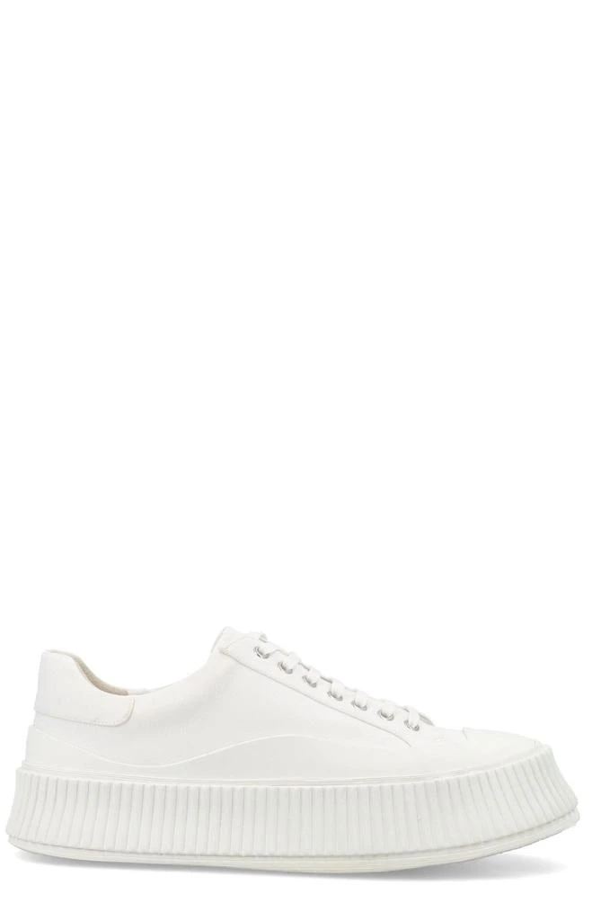 Jil Sander Jil Sander Round-Toe Lace-Up Sneakers 1