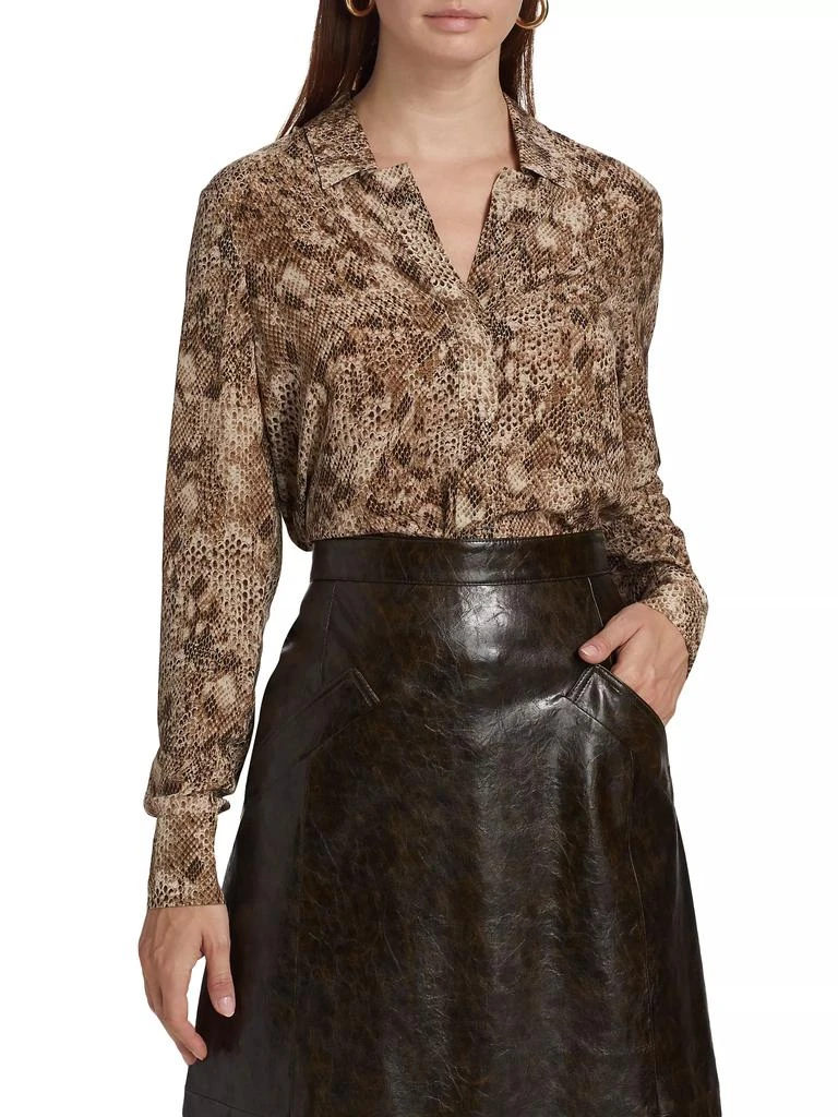 Kobi Halperin Snakeskin Blouse 3