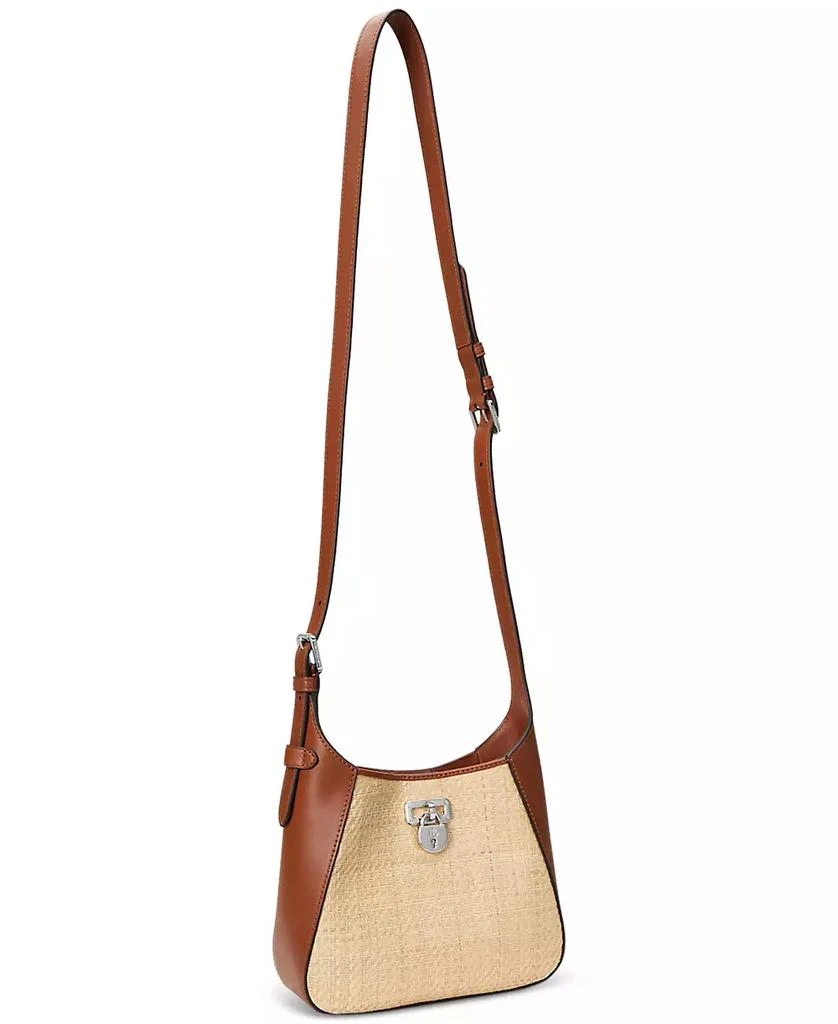 Ralph Lauren Raffia Mini Tanner Shoulder Bag 6