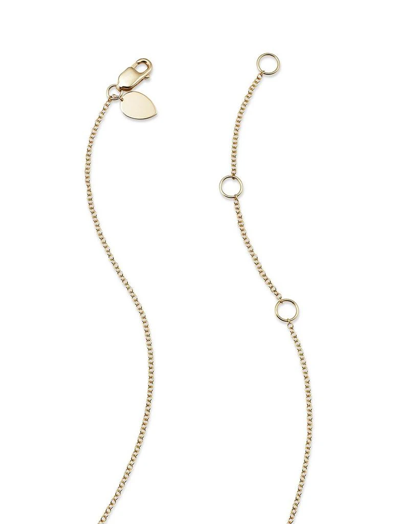 Meira T 14K White & Yellow Gold Evil Eye Sapphire & Diamond Disc Pendant Necklace, 16" 4