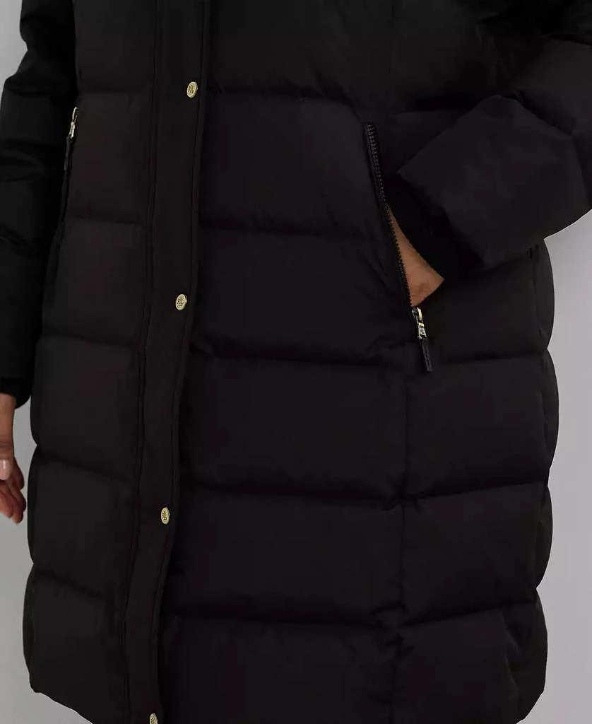 Ralph Lauren Plus Size Faux-Fur-Trim Hooded Puffer Coat 4