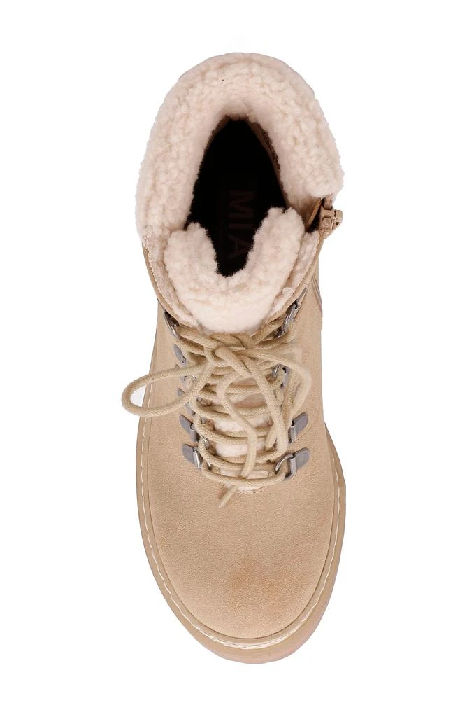 MIA Tiler Faux Fur Platform Lug Boot 4