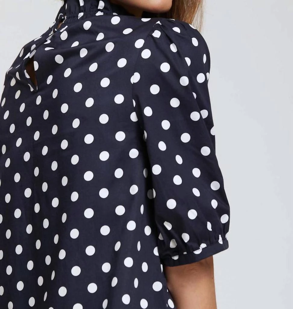 Tyler Boe PIPPA POPLIN DOT SKIMMER DRESS 4