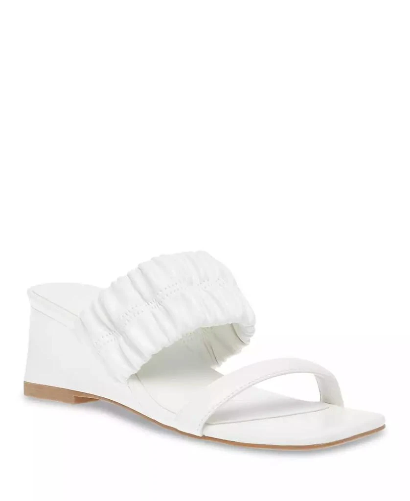 Anne Klein Women's Galle Square Toe Wedge Sandals 1
