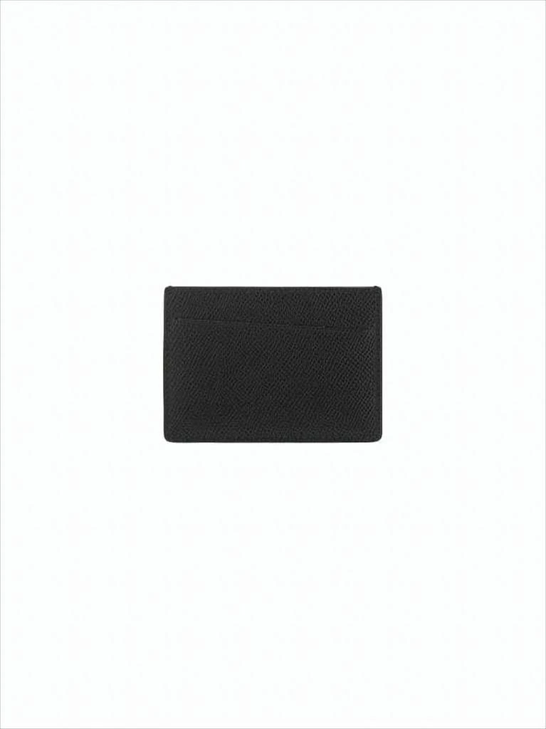 MAISON MARGIELA Rectangular Black Calf Leather Wallet