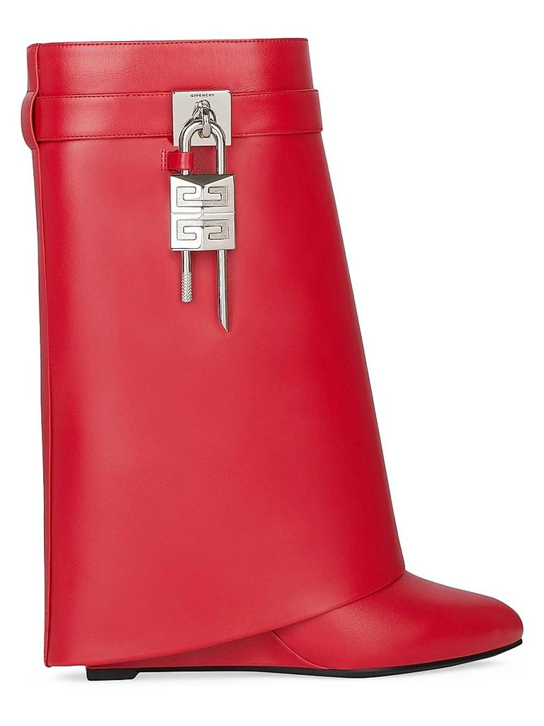 Givenchy Shark Lock Ankle Boots in Leather 1