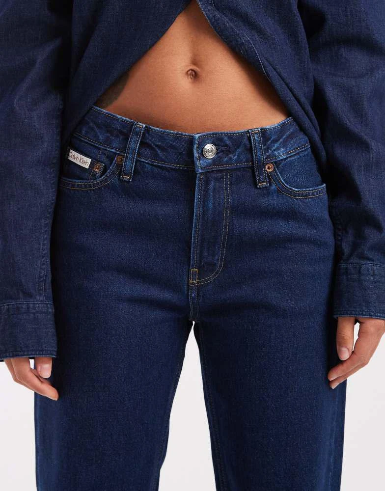 Calvin Klein Calvin Klein Jeans signature 90s straight jeans in true indigo 5
