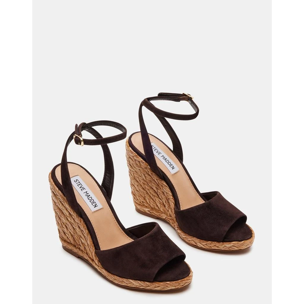 Steve Madden Impress Chocolate Brown Suede 2