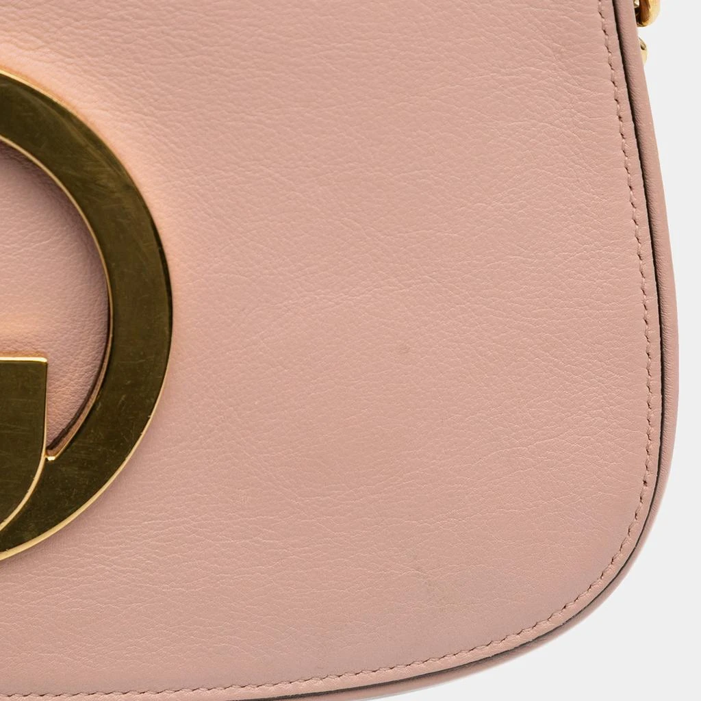 Gucci Gucci Pink Calfskin Blondie Chain Satchel 8