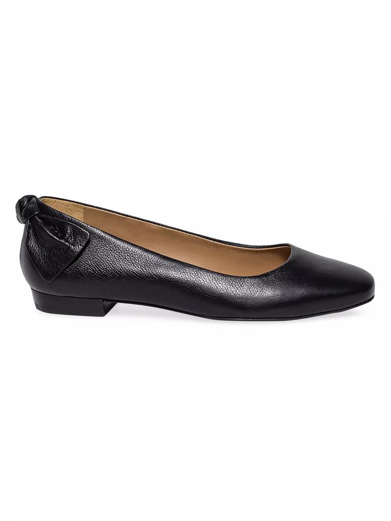 Bernardo Eloisa Leather Bow Flats