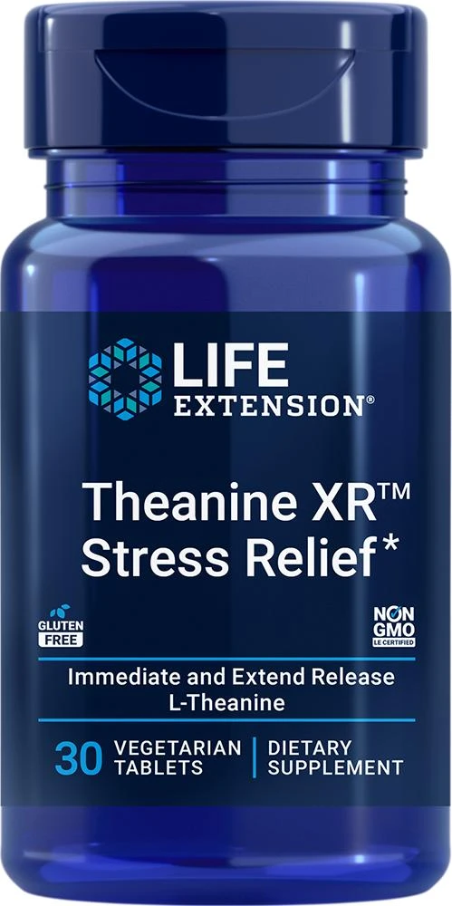 Life Extension Life Extension Theanine XR™ Stress Relief* (30 vegetarian tablets) 1