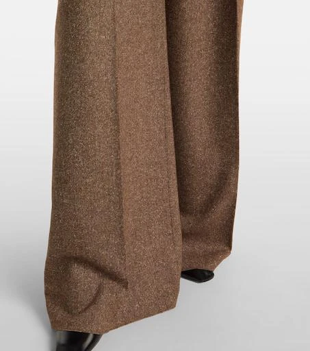 Max Mara Brava wool and silk-blend wide-leg pants 5