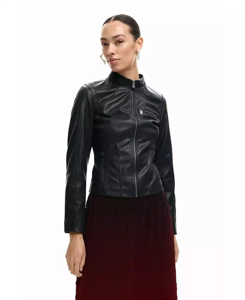 Desigual Women
s Mandarin collar jacket