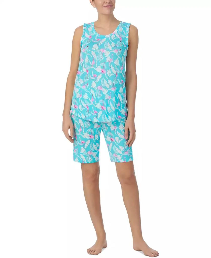 Ellen Tracy Women's Sleeveless Bermuda Pajama Set 1