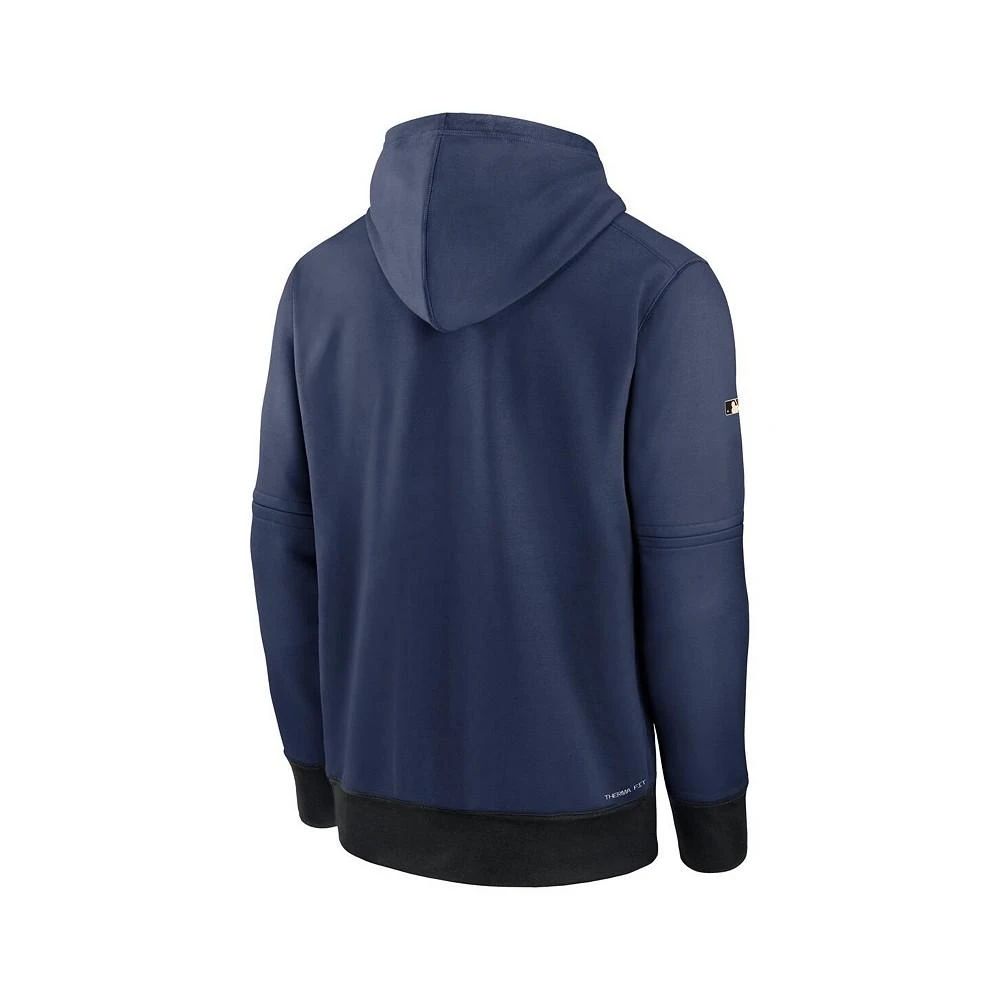 NIKE Men's Cleveland Guardians 2024 City Connect Authentic Collection Practice Performance Pullover Hoodie 2
