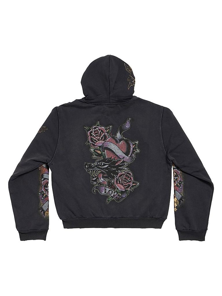 トップス balenciaga zip up tattoo hoodie xxs 850338TUVJ39020_F.jpg?v=4