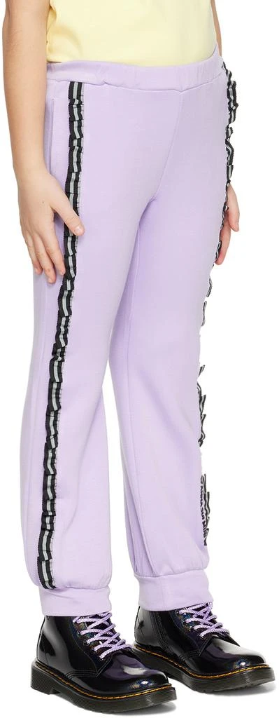 ANNA SUI MINI Kids Purple Tapered Sweatpants 2