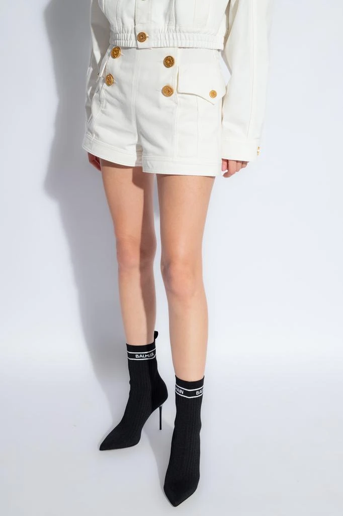 Balmain High-rise shorts 3
