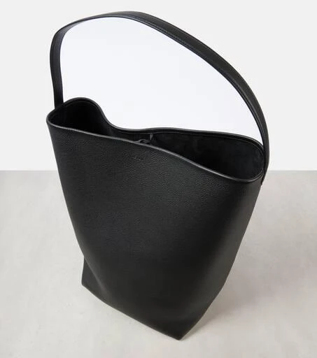 The Row Park Large N/S leather tote bag 6