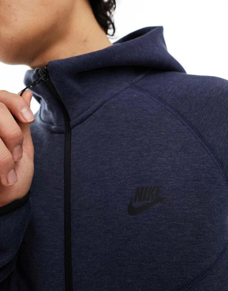 NIKE Nike Tech Fleece full zip hoodie in navy 4