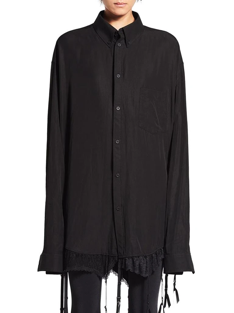 Balenciaga BLACK LINGERIE SHIRT 3