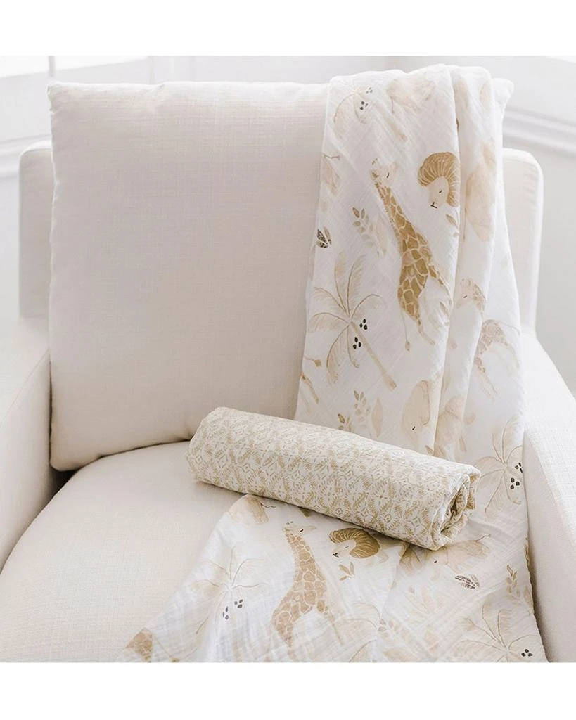 Crane Baby Kendi Swaddle Wraps, 2 Pack - Ages 0-36 Months 3