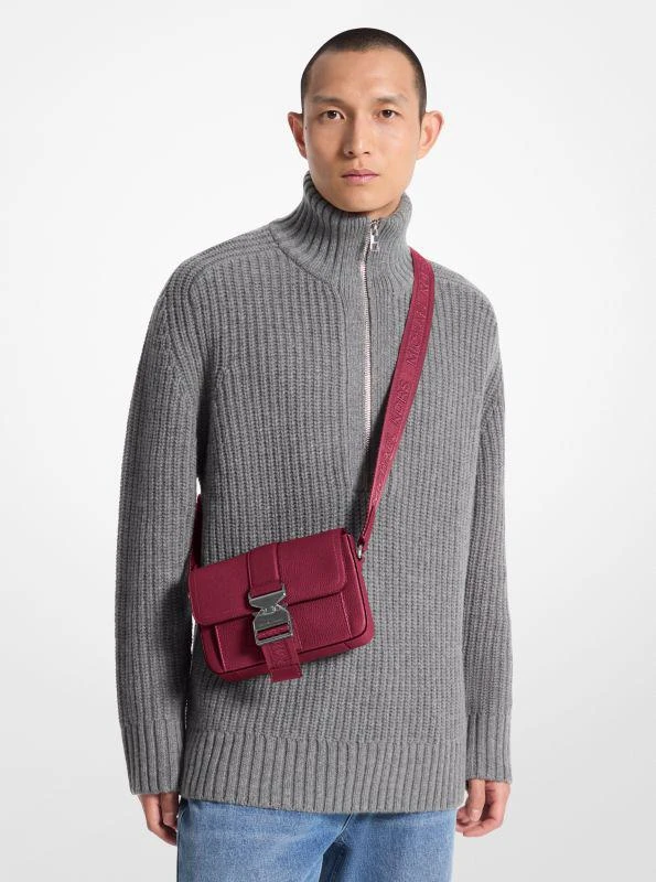 Michael Kors Hudson Pebbled Leather Crossbody Bag 3