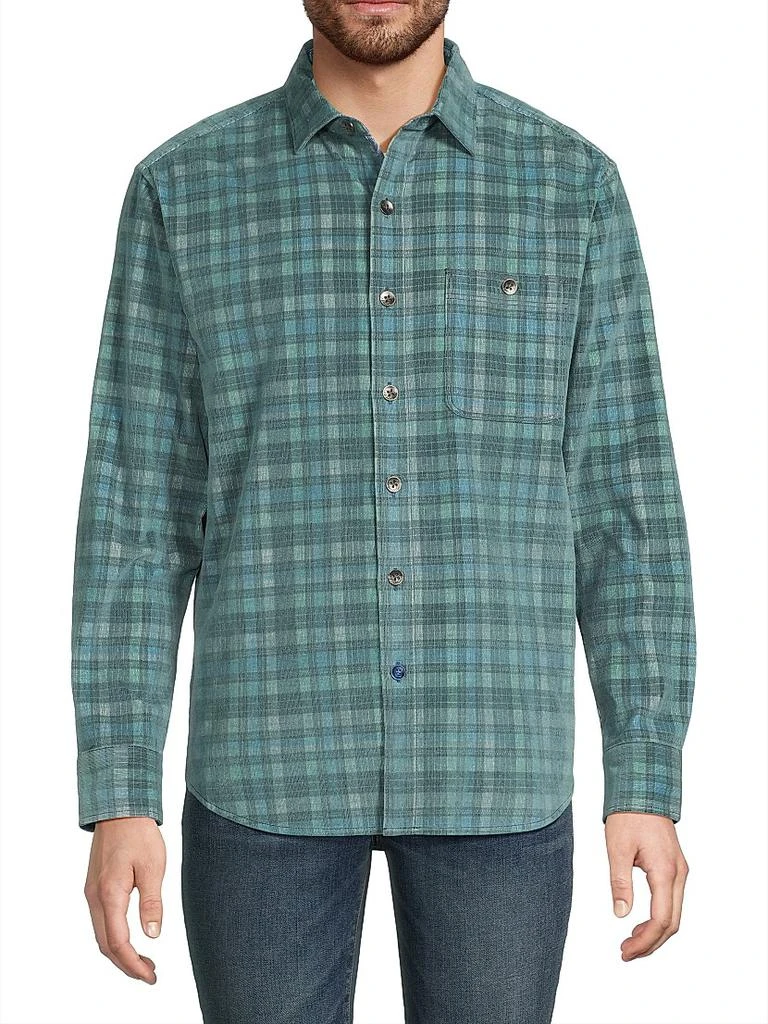 Tommy Bahama Coastline Cord Lagoon Check Shirt 3