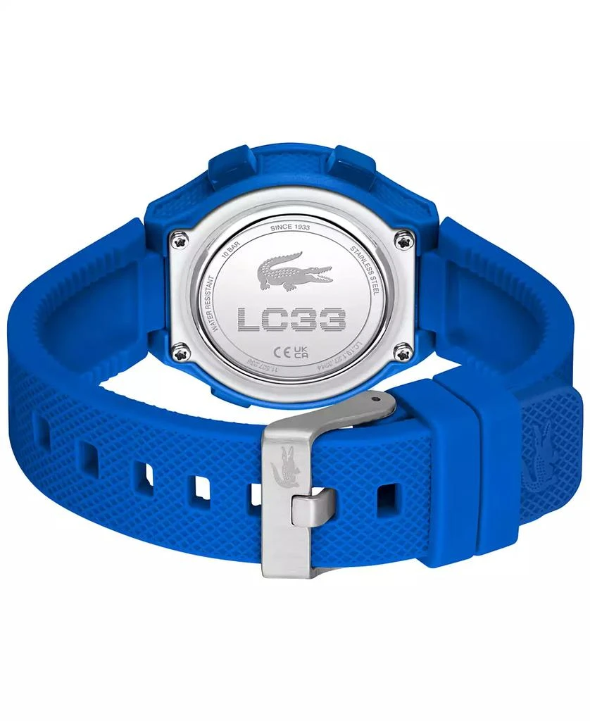Lacoste Kid
s LC33 Blue Silicone Strap Watch, 32.6mm 2