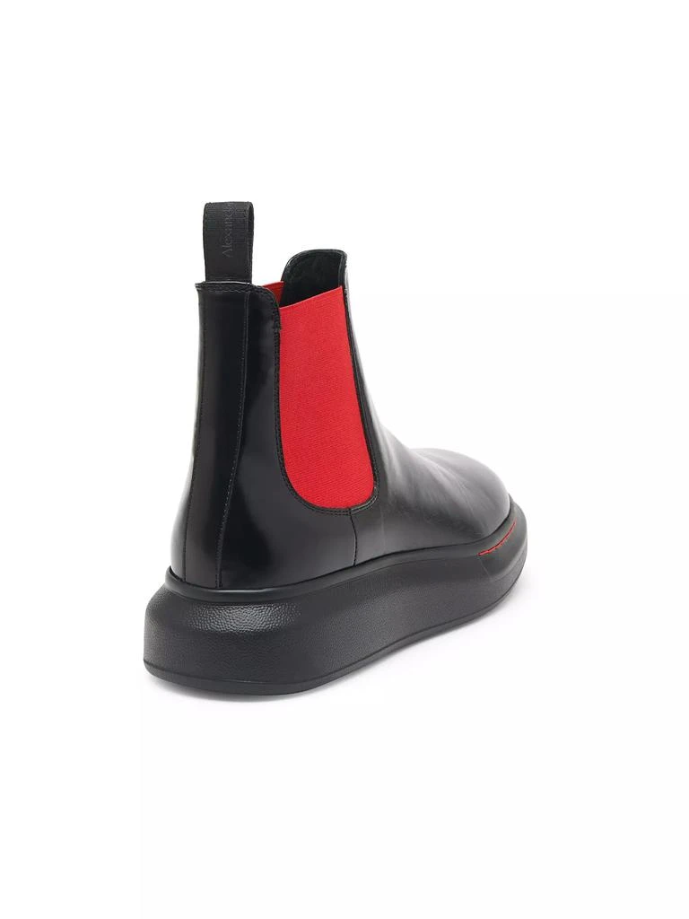 Alexander McQueen Platform Leather Chelsea Boots 3