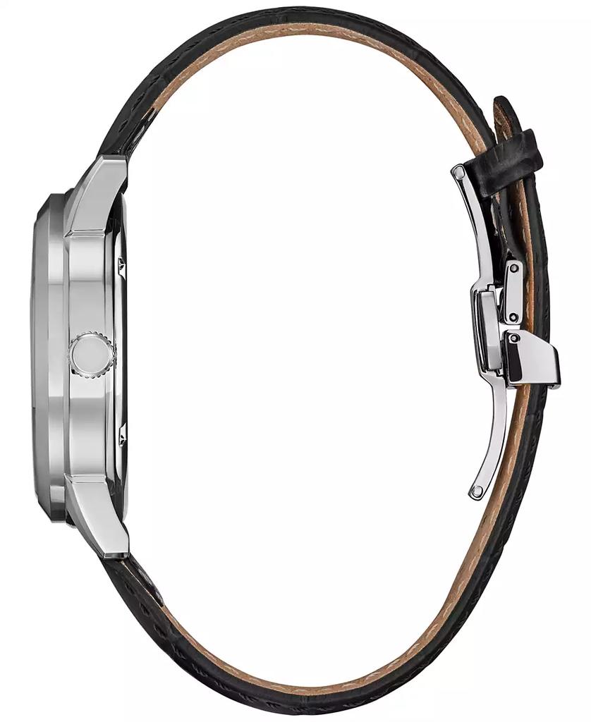 Citizen Eco-Drive Men's Rolan Gray Leather Strap Watch 40mm