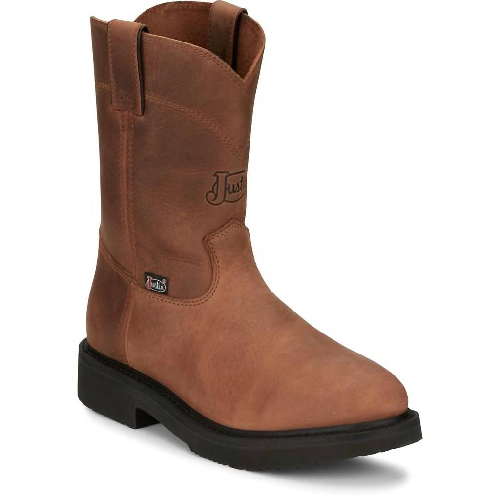 Justin Men's Round-Up 10 In Aged Bark