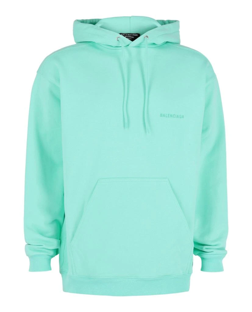 Balenciaga Embroidered Logo Hoodie