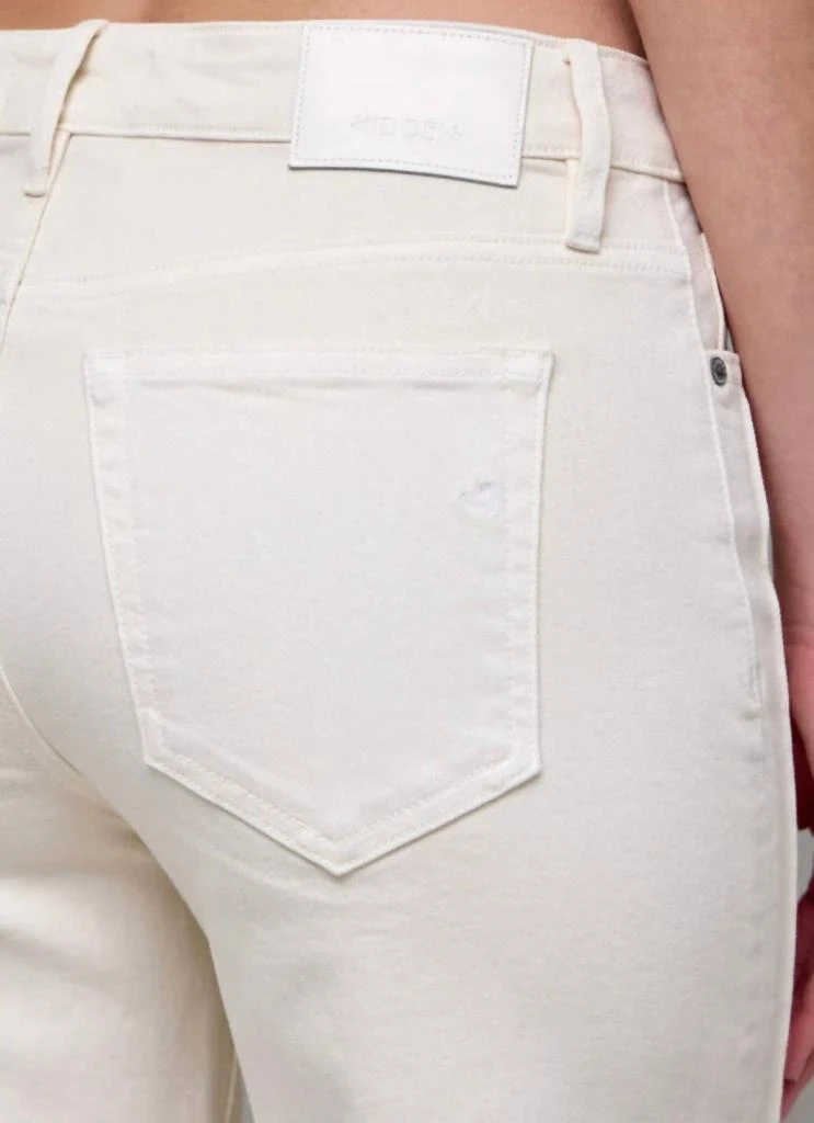 HIDDEN Hidden - Happi Pintuck Mid Rise Comfort Flare Pants 4