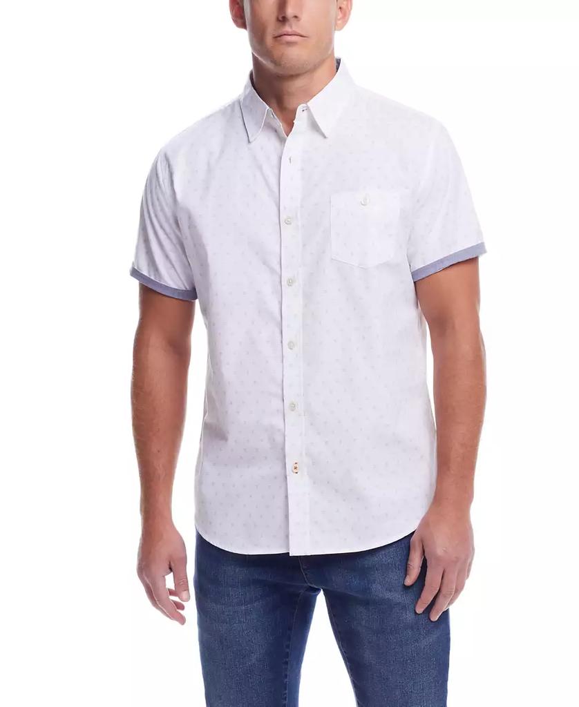 Weatherproof Vintage Men's Short Sleeve Cotton Poplin Shirt