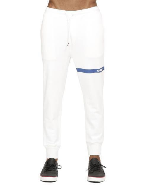 Konus Men's Frency Terry Joggers In White