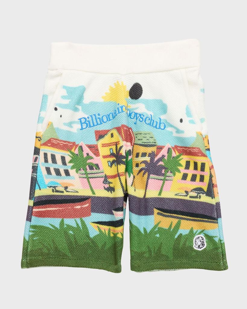 Billionaire Boys Club Boy's Palmas Printed Shorts, Size 2-10